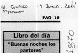 "Buenas noches los pastores"  [artículo]
