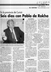 Seis días con Pablo de Rokha  [artículo] María Elena Millar