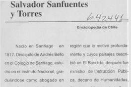 Salvador Sanfuentes y Torres