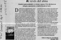 Al Revés del alma  [artículo] Carolina Sandoval