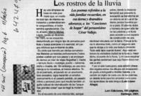 Los rostros de la lluvia  [artículo] Luis López-Aliaga