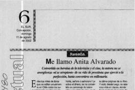 Me llamo Anita Alvarado  [artículo] Alfredo Barría M.
