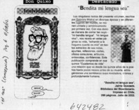 "Bendita mi lengua sea"  [artículo]