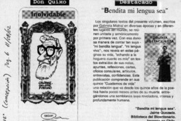 "Bendita mi lengua sea"  [artículo]