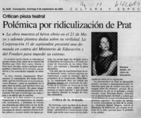 Polémica por ridiculización de Prat  [artículo]