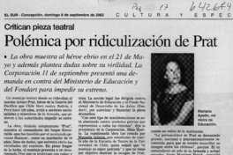 Polémica por ridiculización de Prat  [artículo]