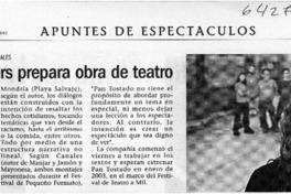 Antonia Zegers prepara obra de teatro  [artículo]