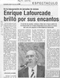 Enrique Lafourcade brilló por sus encantos  [artículo]