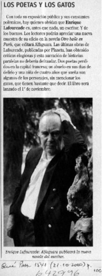 Los poetas y los gatos  [artículo]