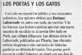 Los poetas y los gatos  [artículo]