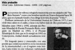 Vida probable  [artículo]