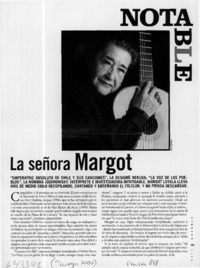 La señora Margot  [artículo] G. R.