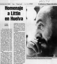 Homenaje a Littin en Huelva  [artículo]