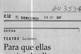 Para que ellas se rían de ellos  [artículo] Pedro Labra Herrera