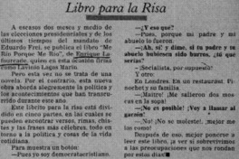 Libro para la risa  [artículo]