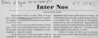 Inter Nos  [artículo] Enrique Neiman