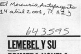 Lemebel y su primera novela  [artículo]