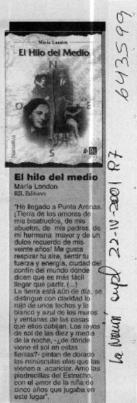 El Hilo del medio  [artículo]