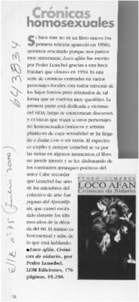 Crónicas homosexuales
