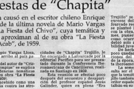 Las fiestas de "Chapita"  [artículo]