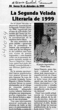 La segunda velada literaria de 1999