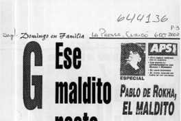 Ese maldito poeta  [artículo] Juan Pablo Jiménez