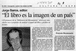 "El libro es la imagen de un país"  [artículo]