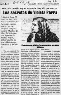 Los secretos de Violeta Parra  [artículo]