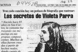 Los secretos de Violeta Parra  [artículo]