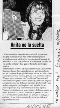 Anita no la suelta  [artículo]
