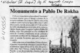 Monumento a Pablo de Rokha  [artículo]