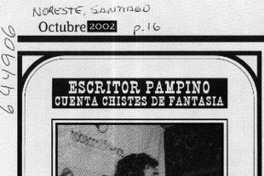 Escritor pampino cuenta chistes de fantasía  [artículo]
