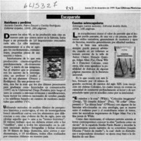 Huérfanos y perdidos  [artículo]