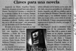 Claves para una novela  [artículo]