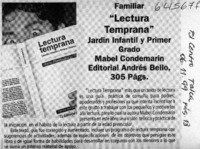 Lectura temprana