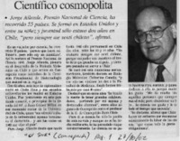 Científico cosmopolita  [artículo]
