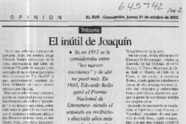 El inútil de Joaquín
