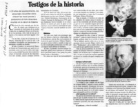 Testigos de la historia  [artículo]