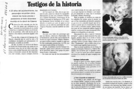 Testigos de la historia  [artículo]