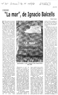 "La mar", de Ignacio Balcells
