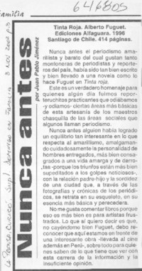 Nunca antes  [artículo] Juan Pablo Jiménez