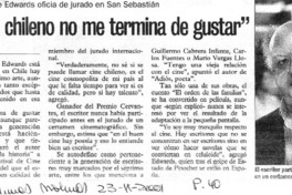 "El cine chileno no me termina de gustar"