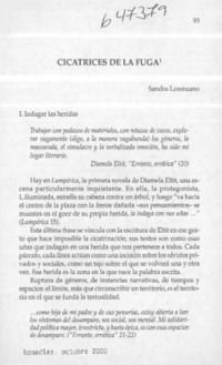 Cicatrices de la fuga