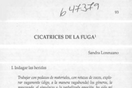 Cicatrices de la fuga