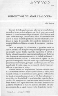 Dispositivos de amor y locura