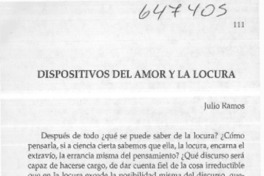 Dispositivos de amor y locura