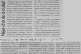 Viejos cines de la ciudad