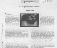 La inquietante extrañez