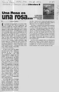 Una Rosa es una rosa  [artículo] Camilo Marks