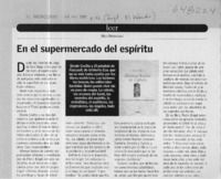 En el supermercado del espíritu